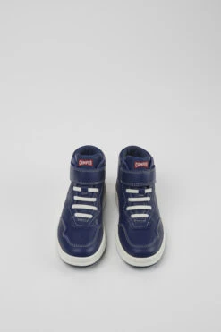 Runner Blue Leather Sneakers -MK store K900308 002 CF