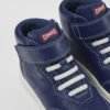 Runner Blue Leather Sneakers
