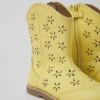 Savina Yellow Leather Boots For Kids -MK store K900312 003 DF