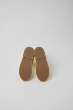 Savina Yellow Leather Boots For Kids -MK store K900312 003 SF