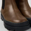 Brutus Brown Leather Chelsea Boots For Kids -MK store K900320 001 DF