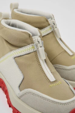 Drift Trail Multicolored Textile And Leather Sneakers For Kids