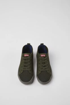 Peu Touring Green Textile Ankle Boots For Kids -MK store K900335 003 CF