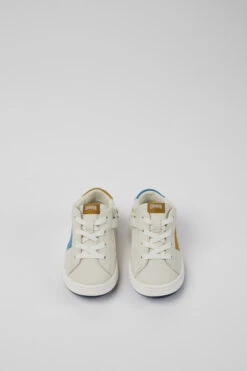 Twins White Leather Sneakers For Kids 10 Twins White Leather Sneakers For Kids -MK store K900338 002 CF