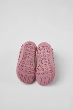 Peu Red And Pink Leather Boots For Kids -MK store K900348 002 SF