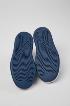 Runner Black And White Leather Sneakers For Kids -MK store K900349 001 SF