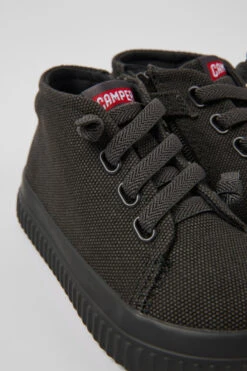 Peu Roda Dark Gray Textile Sneakers For Kids