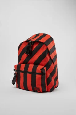 Ado Large Black And Red Recycled Cotton Backpack -MK store KB00096 003 FF