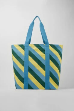 Ado Yellow, Blue, And Green Recycled Cotton Tote Bag -MK store KB00107 002 TF