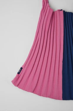 Knit TENCEL® Blue And Pink TENCEL® Lyocell Knit Bag -MK store KB00108 001 SF